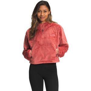 NWTs The North Face Quarter Zip Cropped Sweater in Rose